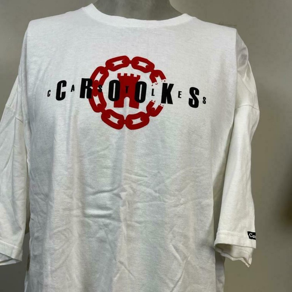 CROOKS 100 % COTTON / COTON Men's Short Sleeve T-Shirt SMUTS7143 SIZES : 3XL